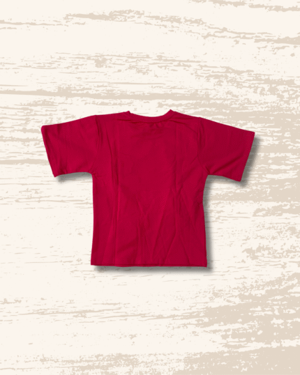 Kids' Pink T-Shirt with Embroidered Flowers